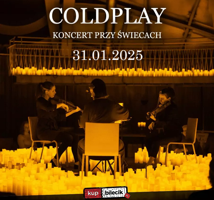 Coldplay przy świecach